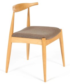 Кухонный стул BULL бук/ткань 54,5x54x75 Натуральный арт.19586 в Братске - предосмотр
