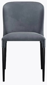 Обеденный стул dikline 275 С103 серый ножки черные в Братске