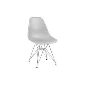 Обеденный стул derstuhl DSL 110 Chrom (светло-серый) в Ангарске