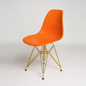 Обеденный стул DSL 110 Gold (оранжевый) в Братске