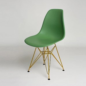 Обеденный стул DSL 110 Gold (темно-зеленый) в Братске