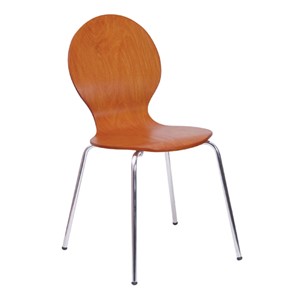 Обеденный стул Kelly wood chrome 450030-1X в Ангарске