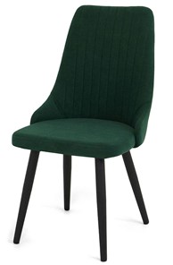 Обеденный стул Клэр (Изумрудный Т189/ноги черные) в Ангарске