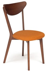 Кухонный стул MAXI (Макси), бук/ткань 86x48,5x54,5 Оранжевый/коричневый арт.19591 в Ангарске