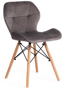 Обеденный стул STUTTGART (mod. 74) 50х47х73 серый (HLR 24)/натуральный арт.17222 в Братске