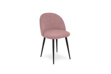 Обеденный стул Лайт розовый черные ножки в Ангарске