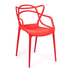 Стул кухонный Cat Chair (mod.028) пластик, 54,5*56*84 красный, арт.14102 в Ангарске