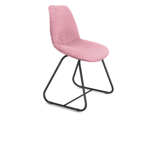 Обеденный стул SHT-ST29-С22 / SHT-S38 (розовый зефир/черный муар) в Ангарске
