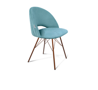 Обеденный стул SHT-ST34-1 / SHT-S37 (голубая пастель/медный металлик) в Иркутске