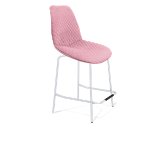 Полубарный стул SHT-ST29-С22 / SHT-S29P-1 (розовый зефир/хром лак) в Ангарске
