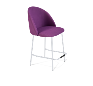 Полубарный стул SHT-ST35 / SHT-S29P-1 (ягодное варенье/хром лак) в Ангарске