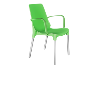 Кухонный стул SHT-ST76/S424 (зеленый/хром лак) в Братске