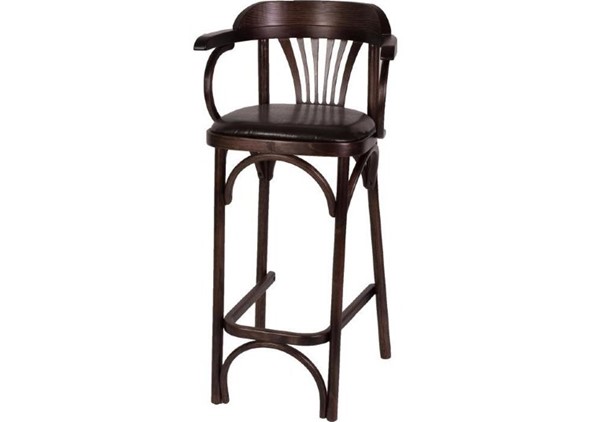 Барный стул 650 мягкий (темный тон) в Ангарске - изображение