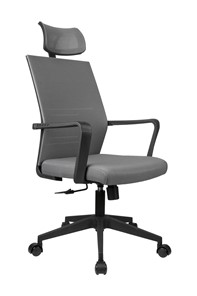 Кресло офисное Riva Chair А818 (Серый) в Ангарске