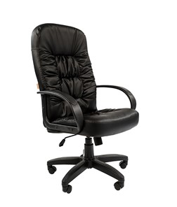 Офисное кресло CHAIRMAN 416, экокожа, цвет черный в Братске