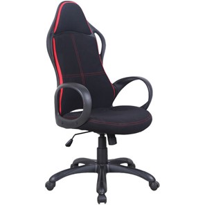 Компьютерное кресло Brabix Premium Force EX-516 (ткань, черное/вставки красные) 531571 в Ангарске