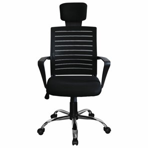 Кресло офисное Brabix Victory MG-016 (подголовник, хром, черное) 531924 в Братске
