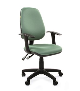 Офисное кресло CHAIRMAN 661 Ткань стандарт 15-158 зеленая в Братске - предосмотр