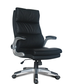 Кресло компьютерное BRABIX "Fregat EX-510", рециклированная кожа, черное, 530863 в Братске - предосмотр