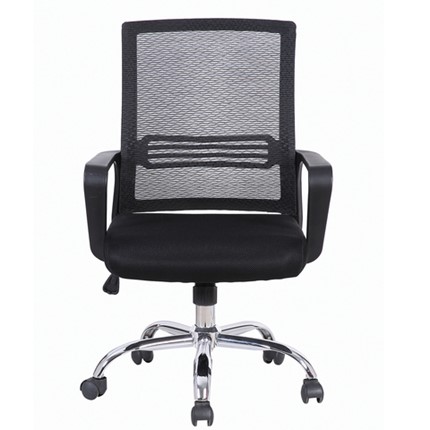 Компьютерное кресло Brabix Daily MG-317 (с подлокотниками, хром, черное) 531833 в Братске - изображение