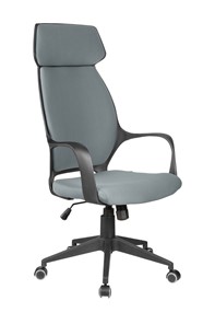 Кресло компьютерное Riva Chair 7272 (Серый/черный) в Братске