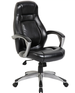 Офисное кресло BRABIX PREMIUM "Turbo EX-569", экокожа, спортивный дизайн, черное, 531014 в Ангарске
