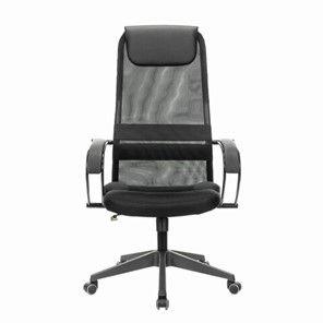 Кресло офисное Brabix Premium Stalker EX-608 PL (ткань-сетка/кожзам, черное) 532090 в Братске - предосмотр 1