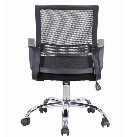 Компьютерное кресло Brabix Daily MG-317 (с подлокотниками, хром, черное) 531833 в Братске - изображение 2