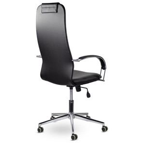 Компьютерное кресло Brabix Premium Pilot EX-610 CH (хром, кожзам, черное) 532418 в Братске - предосмотр 3