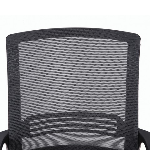 Компьютерное кресло Brabix Daily MG-317 (с подлокотниками, хром, черное) 531833 в Братске - изображение 4