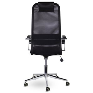 Компьютерное кресло Brabix Premium Pilot EX-610 CH (хром, ткань-сетка, черное) 532417 в Братске - предосмотр 4