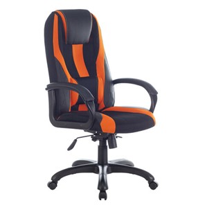 Компьютерное кресло Brabix Premium Rapid GM-102 (экокожа/ткань, черно/оранжевое) 532420 в Ангарске - предосмотр 3