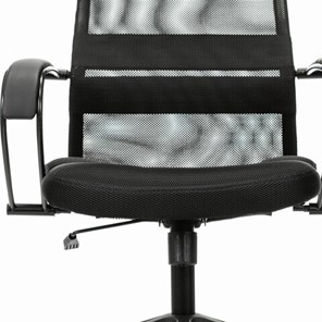 Кресло офисное Brabix Premium Stalker EX-608 PL (ткань-сетка/кожзам, черное) 532090 в Братске - предосмотр 10