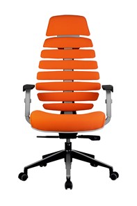 Кресло офисное Riva Chair SHARK (Оранжевый/серый) в Ангарске - предосмотр 1