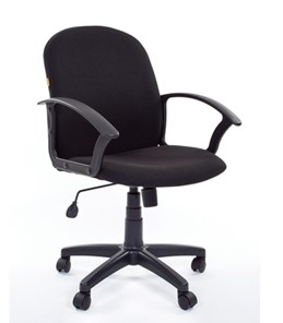 Кресло компьютерное CHAIRMAN 681 Ткань C-3 черное в Братске - предосмотр