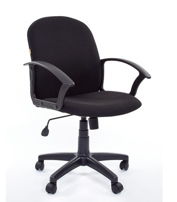 Кресло компьютерное CHAIRMAN 681 Ткань C-3 черное в Братске - изображение