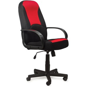 Кресло BRABIX "City EX-512", ткань черная/красная, TW, 531408 в Братске