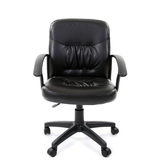 Кресло офисное CHAIRMAN 651 ЭКО черное в Братске - изображение 1