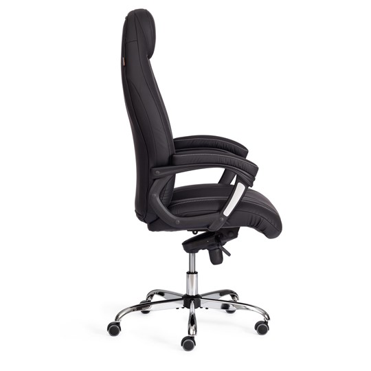 Кресло компьютерное BOSS Lux, кож/зам, черный, арт.21151 в Братске - изображение 1