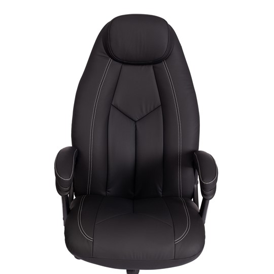 Кресло компьютерное BOSS Lux, кож/зам, черный, арт.21151 в Братске - изображение 6