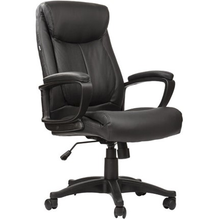 Офисное кресло BRABIX "Enter EX-511", экокожа, черное, 530859 в Ангарске - изображение
