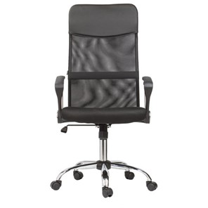 Кресло офисное BRABIX "Flash MG-302", с подлокотниками, хром, черное, 530867 в Братске - предосмотр 3