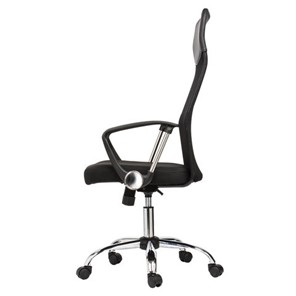 Кресло офисное BRABIX "Flash MG-302", с подлокотниками, хром, черное, 530867 в Братске - предосмотр 4