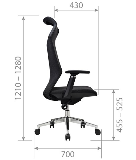 Офисное кресло CHAIRMAN 583 черный в Ангарске - изображение 3