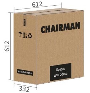 Офисное кресло CHAIRMAN 661 Ткань стандарт 15-21 черная в Братске - предосмотр 5