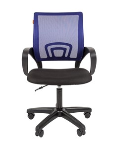 Офисное кресло CHAIRMAN 696 black LT, синий в Ангарске - предосмотр 1