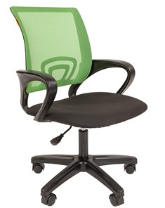 Офисное кресло CHAIRMAN 696 black LT, зеленое в Иркутске