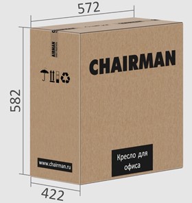 Кресло офисное CHAIRMAN 699V, цвет серый в Ангарске - предосмотр 3