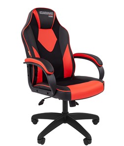 Офисное кресло CHAIRMAN GAME 17, цвет черный / красный в Ангарске
