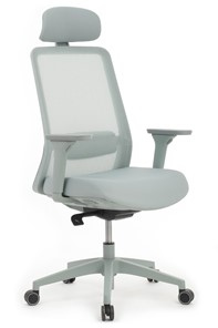 Кресло офисное Design WORK W-218C, Голубой в Ангарске